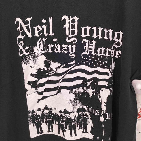 アンビル Anvil フロントプリントクルーネック半袖バンドTシャツ メンズ M