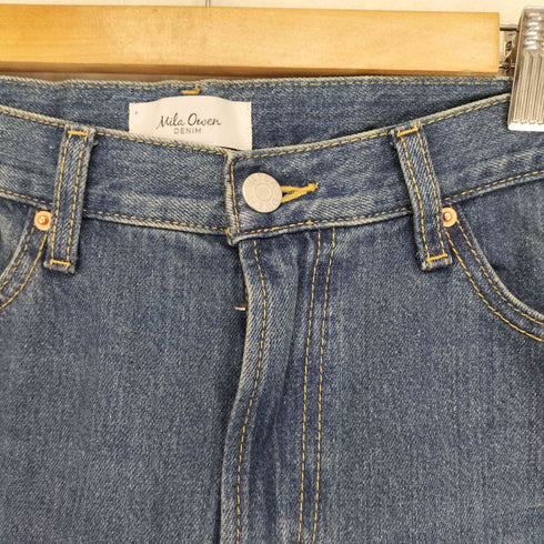 ミラオーウェン Mila Owen 25SS 裾段差テーパードデニムパンツ レディース JPN:2