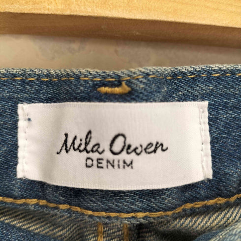 ミラオーウェン Mila Owen 25SS 裾段差テーパードデニムパンツ レディース JPN:2