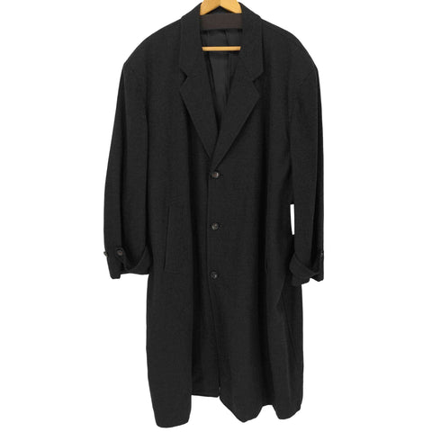 コムデギャルソンオムプリュス COMME des GARCONS HOMME PLUS 80S コットン切替 ウールチェスターコート メンズ JPN:M