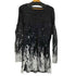 シヴァーライズ CIVARIZE バイカラーフェザーヤーンプルオーバーニット メンズ 46
