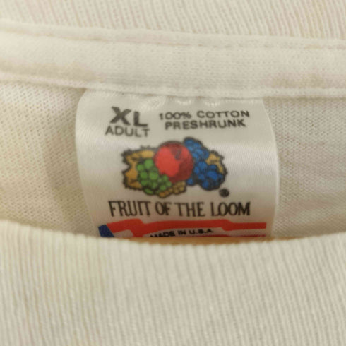 フルーツオブザルーム FRUIT OF THE LOOM USA製 ELIZABETHTOWN WATER COMPANY クルーネックTシャツ メンズ import:XL