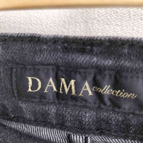 ダーマコレクション DAMA collection ウォッシュ加工 ストレートデニムパンツ レディース 61-89