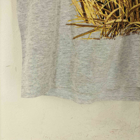 フルーツオブザルーム FRUIT OF THE LOOM 鹿プリント クルーネックTシャツ メンズ import:L