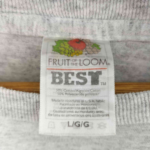 フルーツオブザルーム FRUIT OF THE LOOM 鹿プリント クルーネックTシャツ メンズ import:L