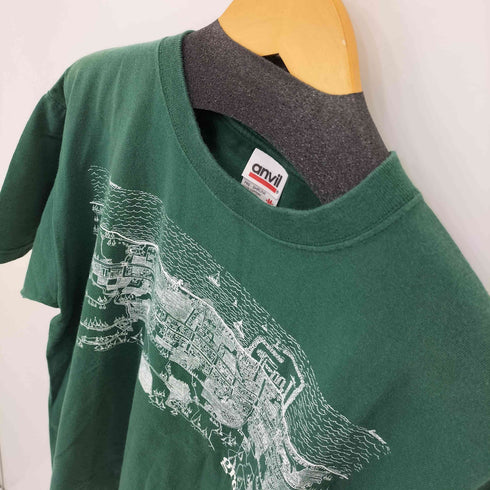 アンビル Anvil 両面プリントクルーネック半袖ツアーTシャツ メンズ M