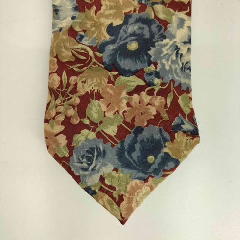 イヴサンローラン Yves Saint Laurent 花柄 シルクネクタイ メンズ