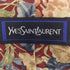 イヴサンローラン Yves Saint Laurent 花柄 シルクネクタイ メンズ
