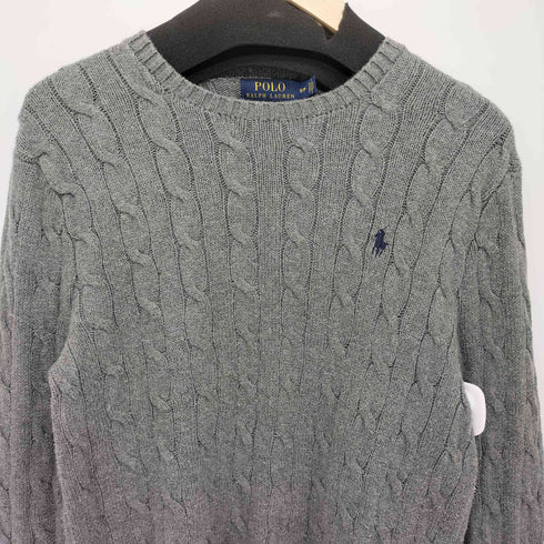 ポロラルフローレン POLO RALPH LAUREN ポニー刺繍 プルオーバー ケーブルニット メンズ S/P