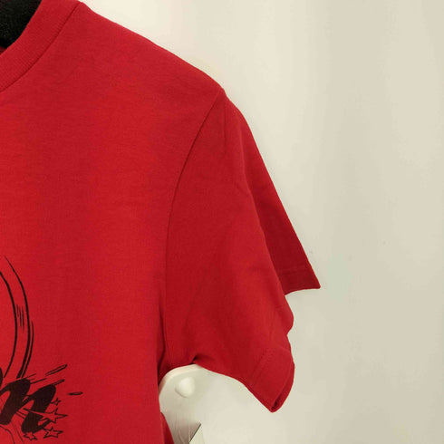 キャラクタープリントクルーネック半袖ツアーTシャツ レディース S