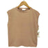 ハンドバーク handvaerk 60/2 BOTTLE NECK SLEEVELESS T-SHIRT ボトルネックスリーブレスティーシャツ レディース import:S
