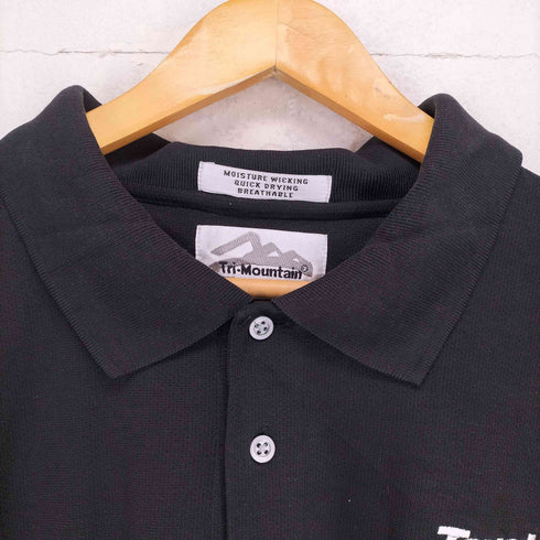 トライマウンテン TRI-MOUNTAIN 企業ロゴ刺繍ポロシャツ メンズ XXL