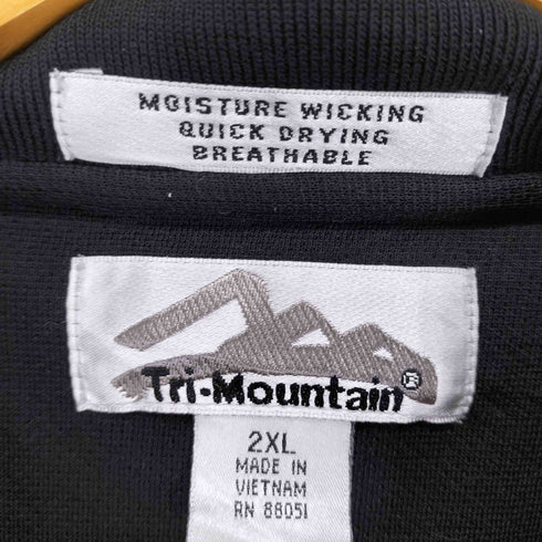 トライマウンテン TRI-MOUNTAIN 企業ロゴ刺繍ポロシャツ メンズ XXL