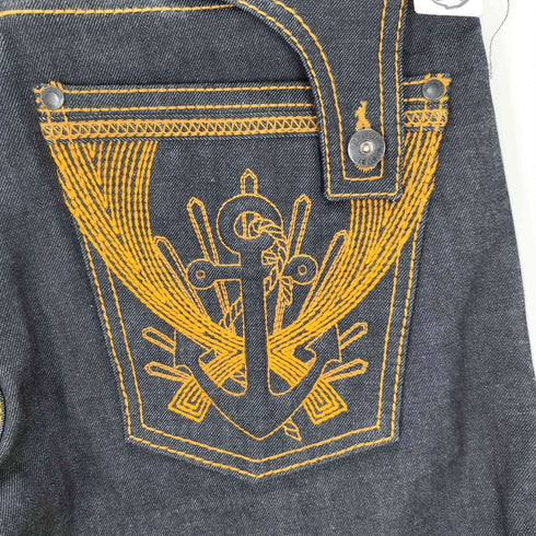 BENGI JEANS USA製 刺繍デザイン デニムパンツ メンズ US:32-33