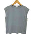 ハンドバーク handvaerk 60/2 BOTTLE NECK SLEEVELESS T-SHIRT ボトルネックスリーブレスティーシャツ レディース import:S