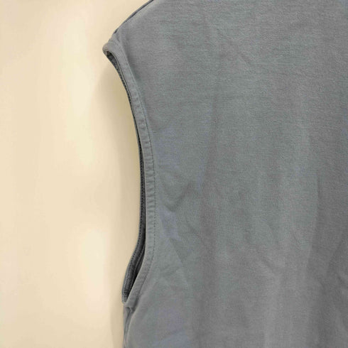 ハンドバーク handvaerk 60/2 BOTTLE NECK SLEEVELESS T-SHIRT ボトルネックスリーブレスティーシャツ レディース import:S