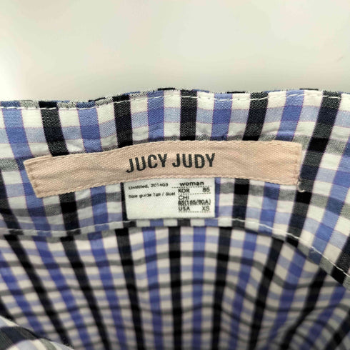 JUCY JUDY ドッキングデザイン チェックワンピース レディース import:XS