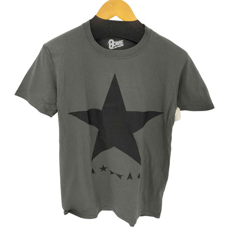 ブラックスタープリントクルーネック半袖Tシャツ メンズ M