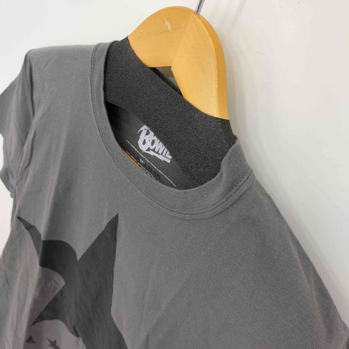 ブラックスタープリントクルーネック半袖Tシャツ メンズ M
