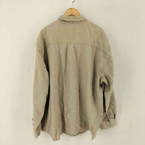 ナイツブリッジ KNIGHTSBRIDGE フェイクスウェード シャツ メンズ 3XL