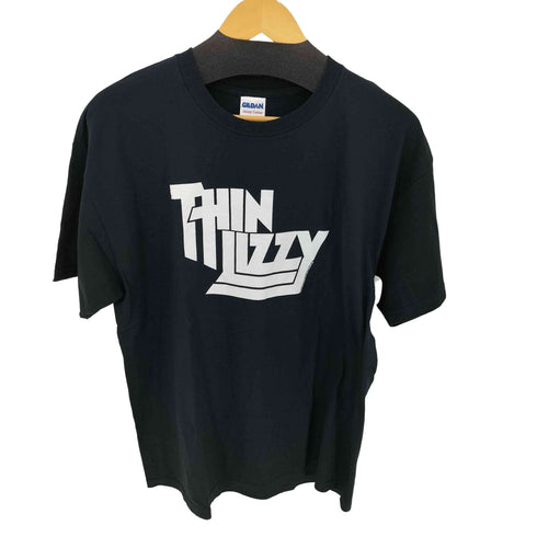 ギルダン GILDAN フロントプリントクルーネック半袖バンドTシャツ メンズ L