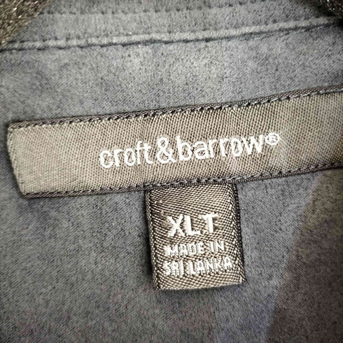 クラフトアンドバロー Croft&Barrow フェイクスウェード シャツ メンズ XLT