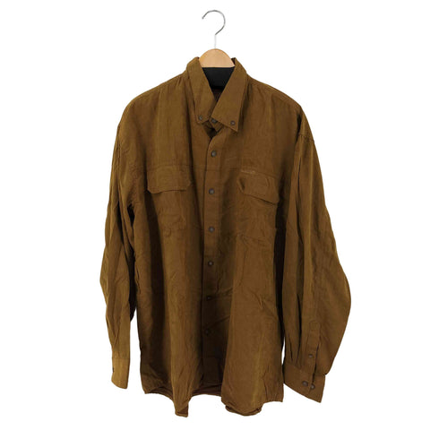 NORTH RIVER フェイクスウェード シャツ 両胸フラップ メンズ import:XL