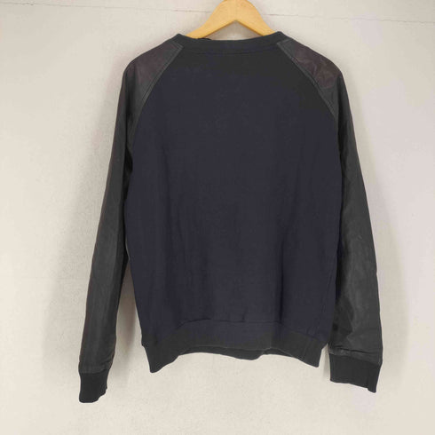 SKINGRAFT レザー切替 スウェット メンズ S
