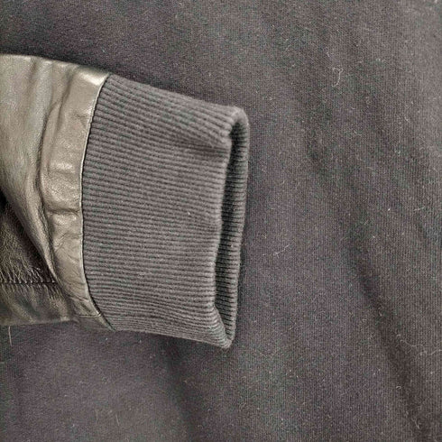 SKINGRAFT レザー切替 スウェット メンズ S