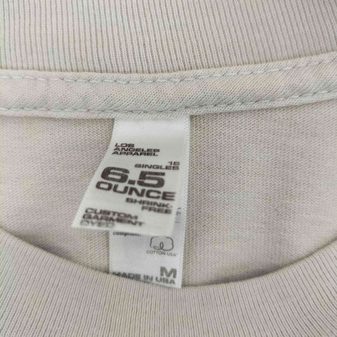 ロサンゼルスアパレル Los Angeles Apparel 6.5OUNCE クルーネック S/S Tシャツ メンズ import:M