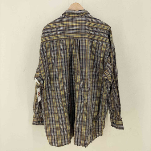 キャメル CAMEL チェック BDシャツ メンズ import:XXL