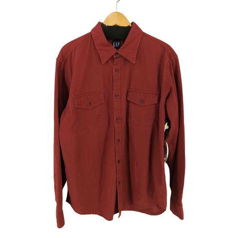 ギャップ Gap OLD コットン長袖シャツ メンズ import:L