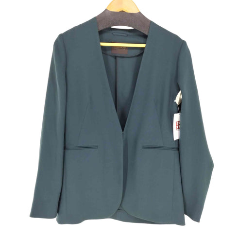 トゥモローランドコレクション TOMORROWLAND collection フロントフック ノーカラードレープジャケット レディース US:38