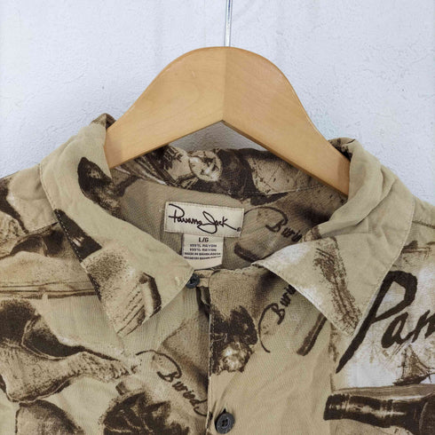 PANAMA JACKS 総柄 レーヨンシャツ メンズ import:L