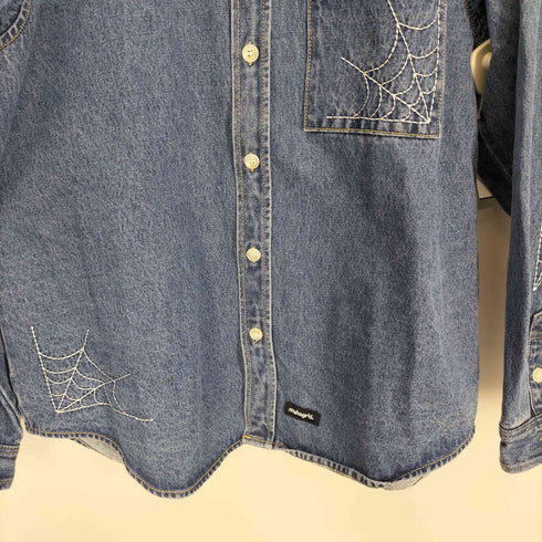 マハグリッド mahagrid WEB DENIM SHIRT JACKET ウェブ デニム シャツ ジャケット 韓国 メンズ import:L