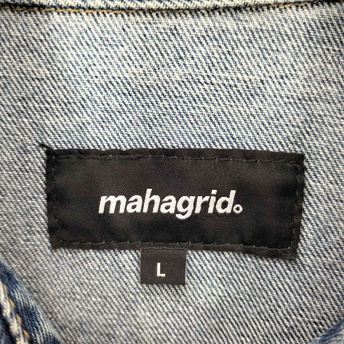 マハグリッド mahagrid WEB DENIM SHIRT JACKET ウェブ デニム シャツ ジャケット 韓国 メンズ import:L