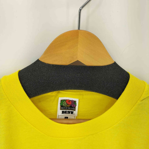 フルーツオブザルーム FRUIT OF THE LOOM 96年製 シングルステッチ 両面プリントクルーネック半袖バンドTシャツ メンズ L