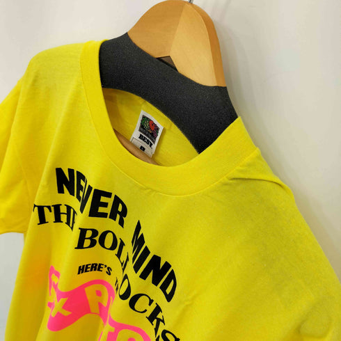 フルーツオブザルーム FRUIT OF THE LOOM 96年製 シングルステッチ 両面プリントクルーネック半袖バンドTシャツ メンズ L