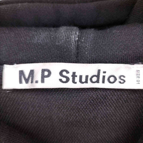 エムピーストゥディオス M.P Studios アーム ジップ インサイドアウト プルオーバー パーカー メンズ 01