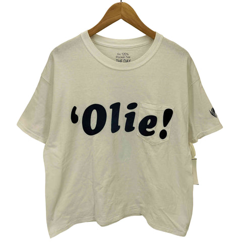 ザデイオンザビーチ THE DAY ON THE BEACH OLIE POCKET Tシャツ ポケットTシャツ レディース JPN:L