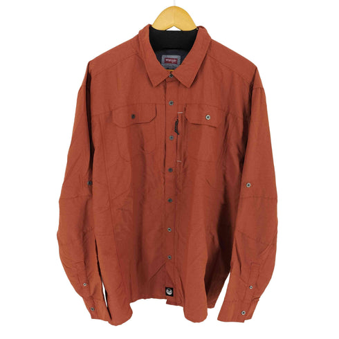 ラングラー Wrangler OUTDOOR SERIES ナイロンポリシャツ メンズ import:XXL