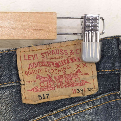 リーバイス Levis 517 ボタン裏V23刻印 ブーツカットデニムパンツ メンズ 33inch