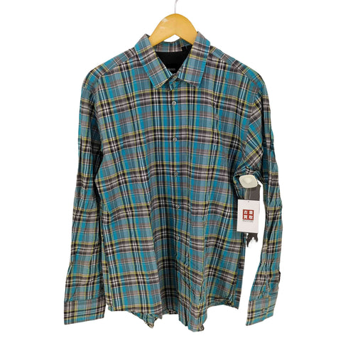 ヒューゴボス HUGO BOSS SLIM FIT チェック シャツ メンズ import:XL