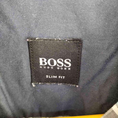ヒューゴボス HUGO BOSS SLIM FIT チェック シャツ メンズ import:XL