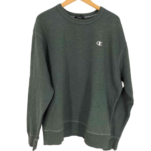 チャンピオン Champion AUTHENTIC ATHLETICWEAR 目付き 刺繍 裏起毛 スウェット メンズ import:L