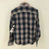 アバクロンビーアンドフィッチ Abercrombie & Fitch 両胸フラップ チェック フランネルシャツ メンズ import:M