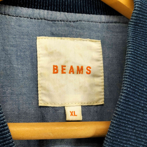 ビームス BEAMS MA-1 デニム ブルゾン メンズ JPN:XL