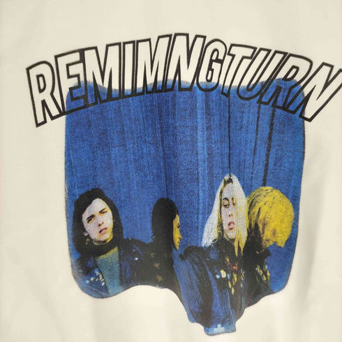 メゾンプリンス mason prince REMIMNGTURN ビッグ シルエット ヴィンテージ加工 オマージュ プリント ロック Tシャツ 韓国 メンズ 2