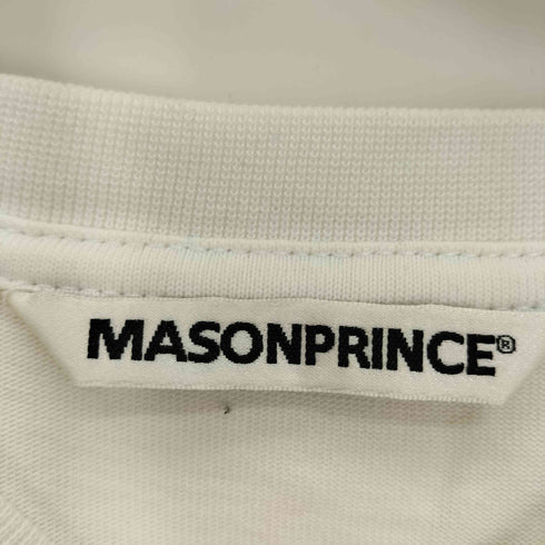 メゾンプリンス mason prince REMIMNGTURN ビッグ シルエット ヴィンテージ加工 オマージュ プリント ロック Tシャツ 韓国 メンズ 2