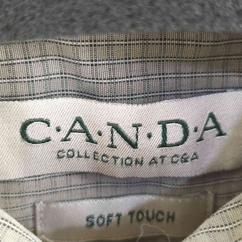 CANDA チェック シャツ メンズ import:L